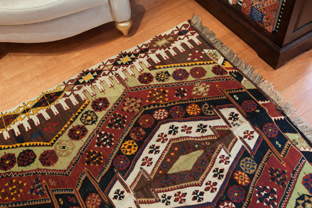 東部アナトリア マラティアオールドキリム Eastern Anatolia Malatya Old Kilim