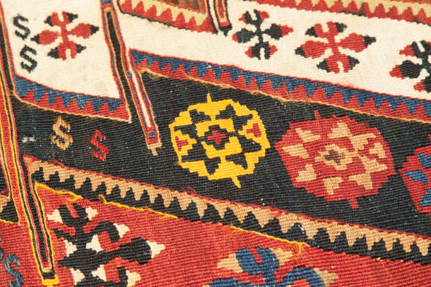 東部アナトリア マラティアオールドキリム Eastern Anatolia Malatya Old Kilim