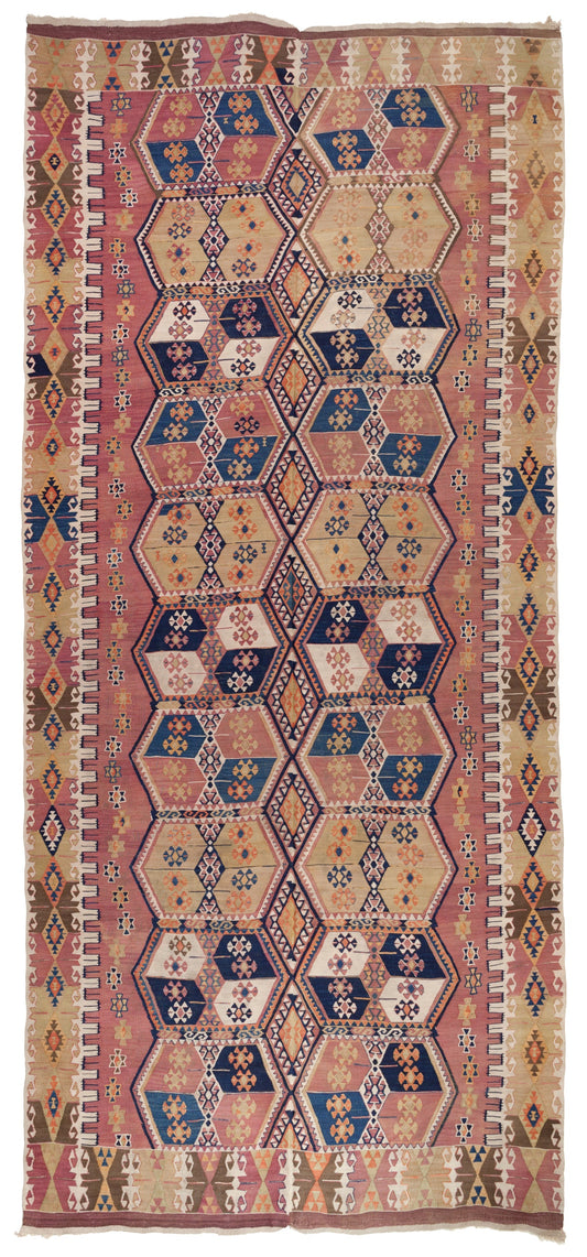 東部アナトリア マラティアオールドキリム Eastern Anatolia Malatya Old Kilim