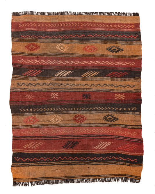 チュヴァル (チュワル) オールドジジムキリム Old Chuval Cecim Jejim Cicim Kilim