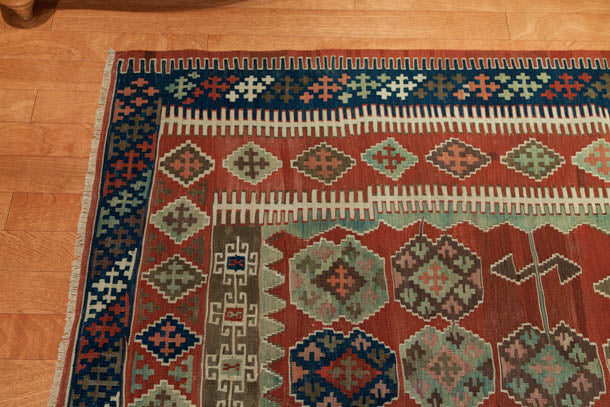 コンヤ オブルク (オブリュク オブルック) キリム Konya Obruk Kilim