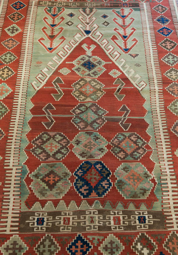 コンヤ オブルク (オブリュク オブルック) キリム Konya Obruk Kilim