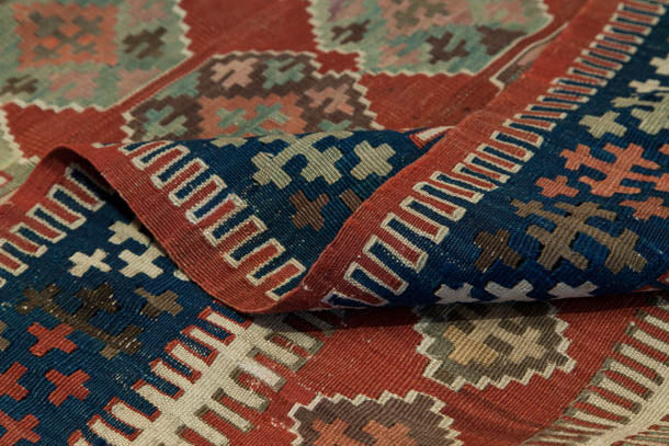 コンヤ オブルク (オブリュク オブルック) キリム Konya Obruk Kilim