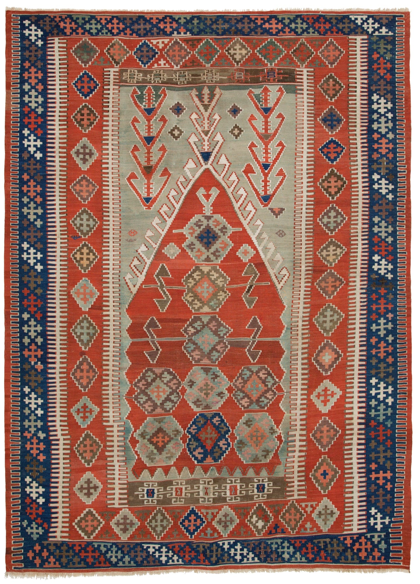 コンヤ オブルク (オブリュク オブルック) キリム Konya Obruk Kilim