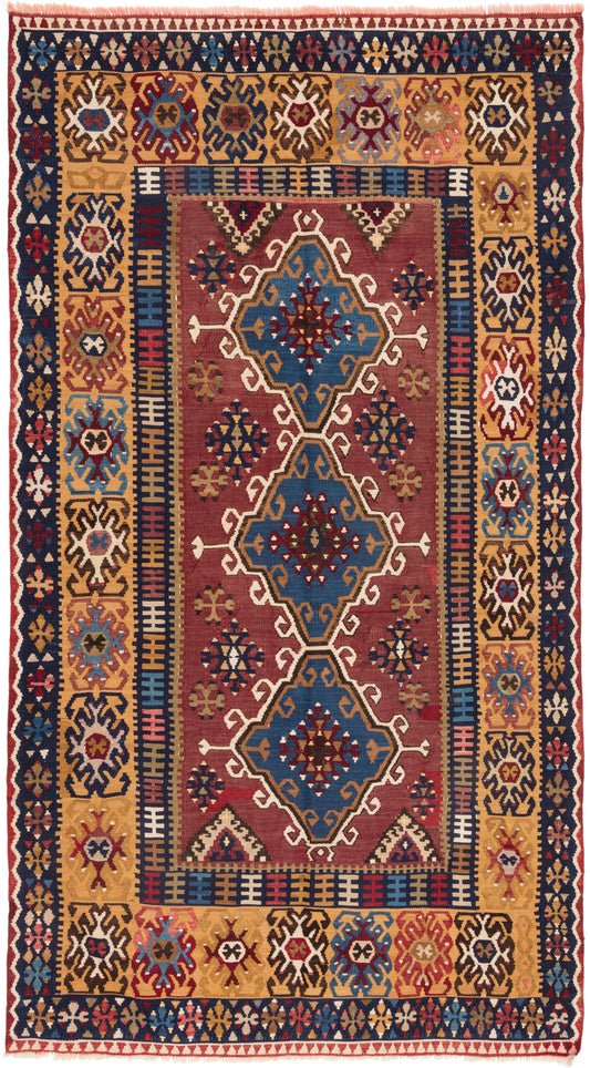 ヤフヤリ オールドキリム Yahyali Old Kilim