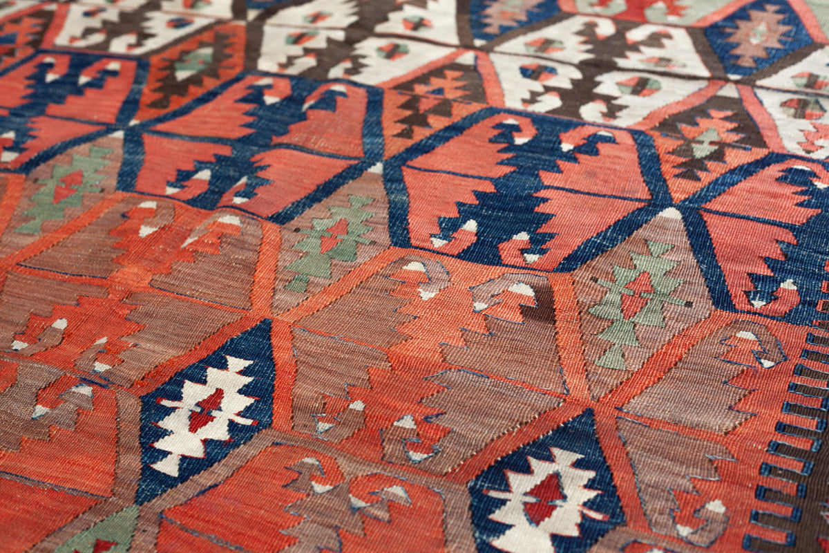 中央トルコアンティークコンヤキリム Central Anatolia Antique Konya Kilim