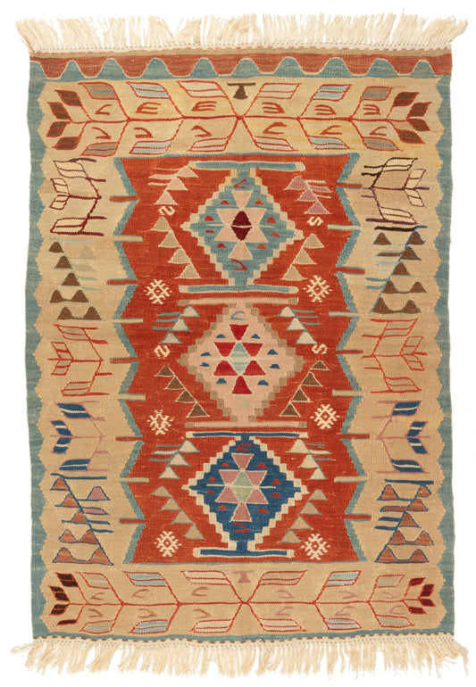 草木染スペシャルニューキリム Special Natural Dye New Kilim