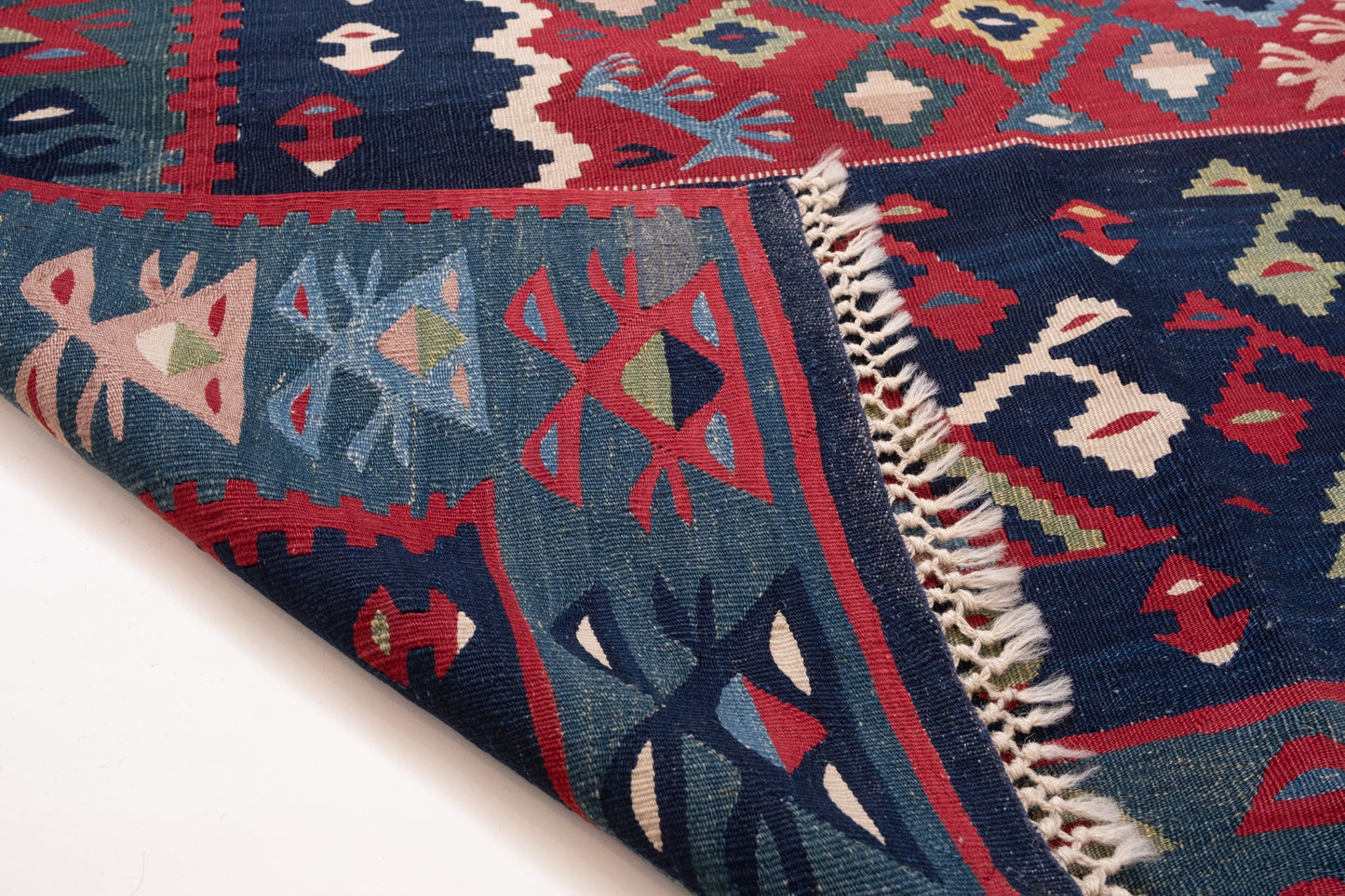 アンティーク シャルキョイ (シャルコイ) キリム Antique Sarkoy Sharkoy Pirot Kilim