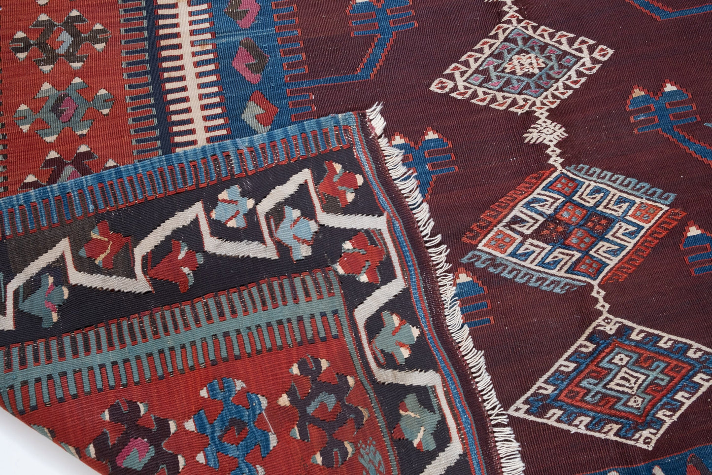 コンヤ オブルク (オブリュク オブルック) キリム Konya Obruk Kilim