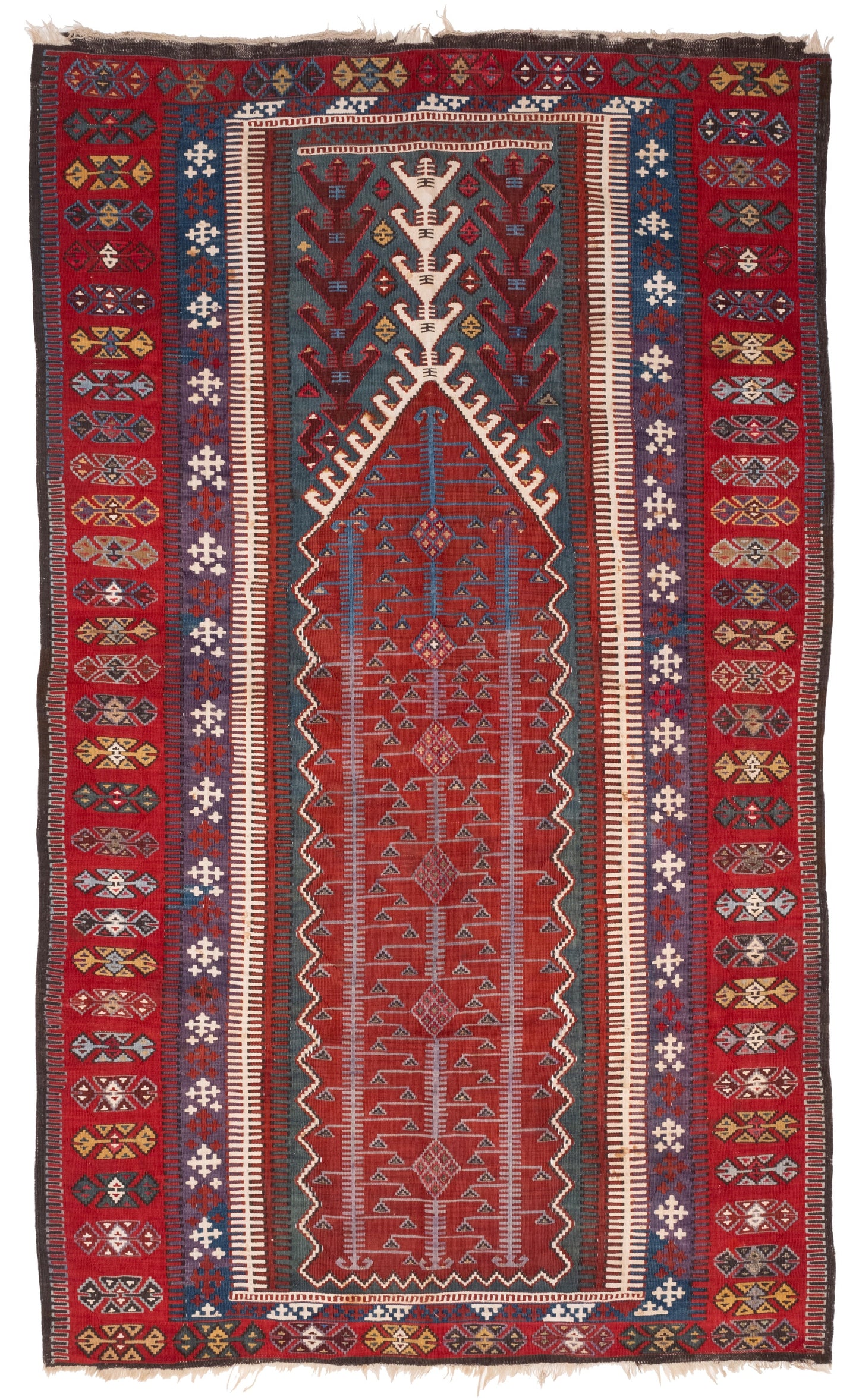 コンヤ オブルク (オブリュク オブルック) キリム Konya Obruk Kilim