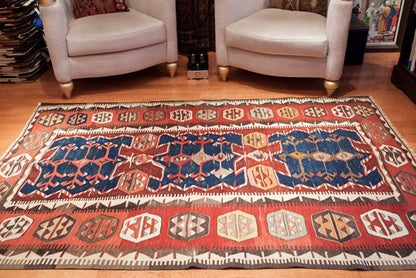 コンヤ オブルク (オブリュク オブルック) キリム Konya Obruk Kilim