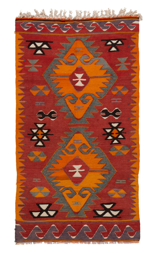ムット（ムーツ・ムッツ）セミオールド キリム Mut Semi-Old Kilim
