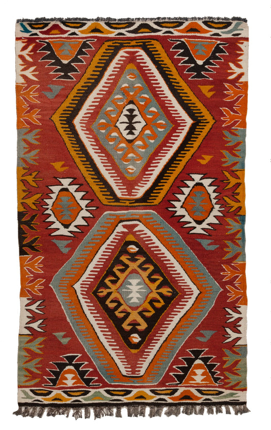 ムット（ムーツ・ムッツ）セミオールド キリム Mut Semi-Old Kilim
