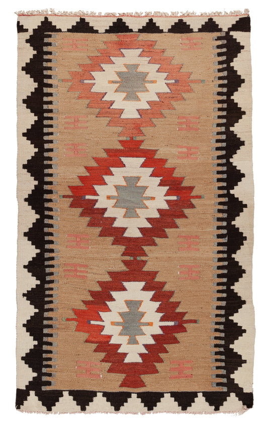 ムット（ムーツ・ムッツ）セミオールド キリム Mut Semi-Old Kilim