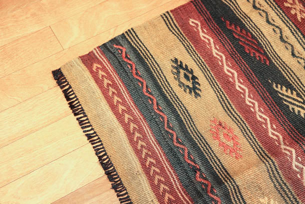 チュヴァル (チュワル) オールドジジムキリム Old Chuval Cecim Jejim Cicim Kilim
