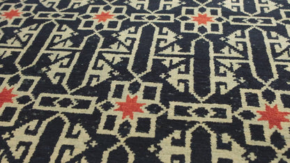 アラエッディン・モスクの花と星の格子絨毯 - ART00291