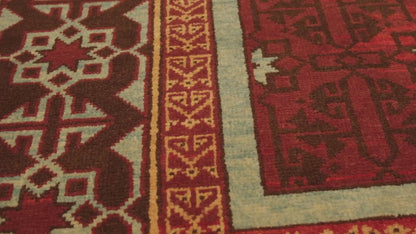 アラエッディン・モスク花と星の格子絨毯 - ART00348