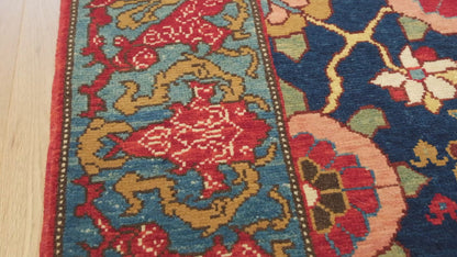 ミナ・カーニー柄ラグ・ビジャール境界線つき - ART00494