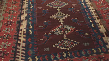 コンヤ オブルク (オブリュク オブルック) キリム Konya Obruk Kilim