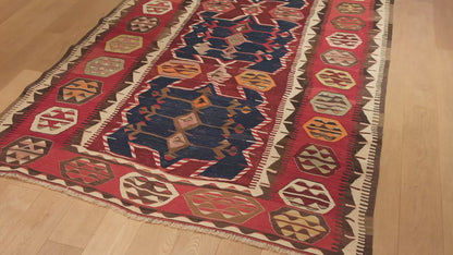 コンヤ オブルク (オブリュク オブルック) キリム Konya Obruk Kilim