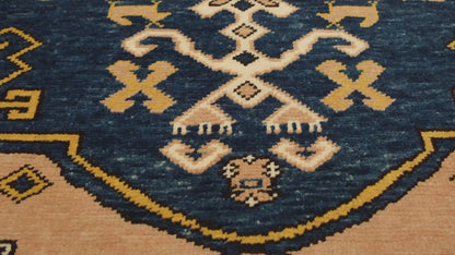 村のメダリオンラグ - ART00317