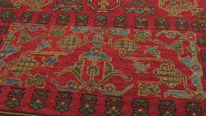 中央星模様のマムルークラグ - ART00699