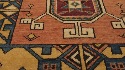 二つのメダリオンが施されたカーペット - ART00300