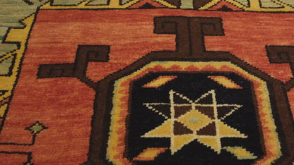 二つのメダリオンがあるカーペット - ART00379