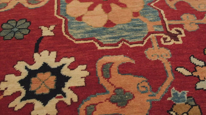 パルメットとフラワーズ・ラティス・ラグ - ART00715