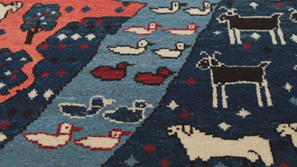 アゼリ民族の村の風景テーマラグ - ART00611